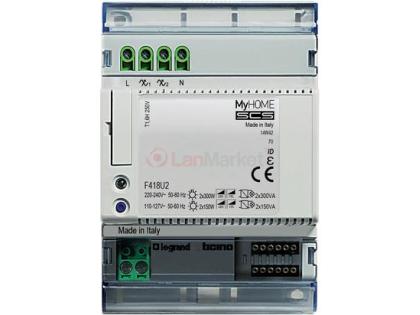 MyHome SC диммер универсальный, 2-канальный DIN