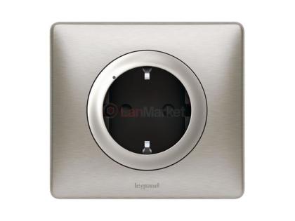 Умная розетка 2К + З (Celiane with NETATMO), титан