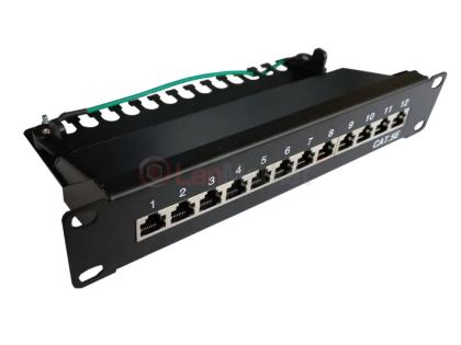 Патч-панель 12 портов 10" экранированная SFTP кат. 5Е