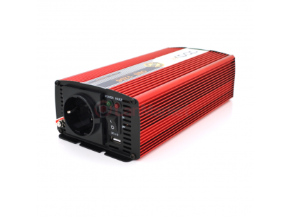 Инвертор напряжения ABAX OBS-1206 с правильной синусоидой, 600W, 12 / 220V, 1 Shuko, Box