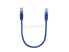Патч-корд литой CCA, UTP, RJ45, Cat.5e, 0,3m, синий Q710