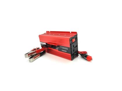 Инвертор напряжения UKC+LCD, 1000ВА(600Вт), 12 / 220V, approximated, 1 универсальная розетка, клемы 