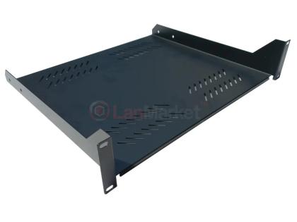Полка консольная CS-400-2U-BLACK для шкафа глубина 400 мм 2U