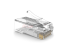 Коннектор PREMIUM PLUS RJ-45 8P8C Cat-5 (100 шт/уп.)  (позолоченые контакты)