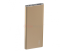 Power bank 11200mAh PZX-C118, USB-2.1A + mini USB +кабель USB micro, LED фонарик, Gold, Blister-BOX