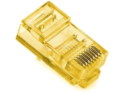 Коннектор Merlion RJ-45 8P8C UTP Cat-5 (100 шт/уп.) Q100 Yellow