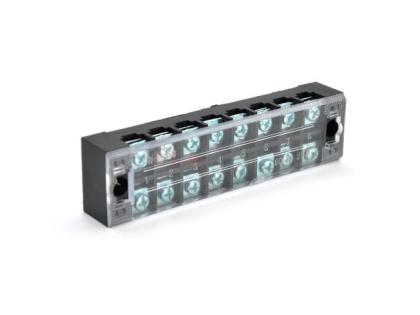 Клеммная колодка 8-разрядная TB-2508 25A / 600V, сечение провода 0,5-2,5мм2, 25 шт в упаковке, цена 