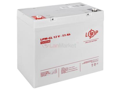 Аккумулятор гелевый  LPM-GL 12 - 55 AH