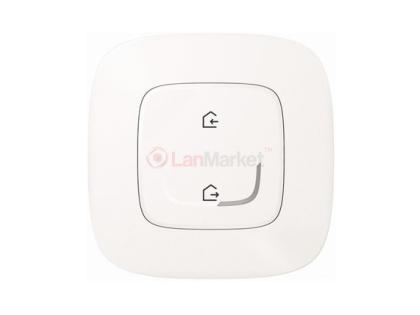 Главный беспроводной выключатель "Дома / Не дома" Valena Allure with NETATMO, жемчужный