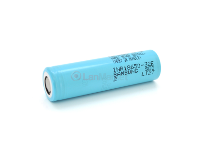 Аккумулятор Li-Ion 18650 Samsung INR18650-32E, 3200mAh, 6.4A, 4.2/3.65/2.5V, Blue