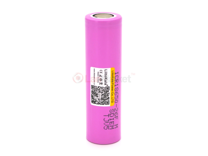 Аккумулятор 18650 Li-Ion LiitoKala Lii-26FM, 2600mAh (2450-2650mAh), 3.7V (2.75-4.2V), Pink, PVC BOX