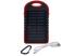 Power bank 5000 mAh Solar, (5V / 200mA), 2xUSB, 5V / 1A / 1A, Black / Orange