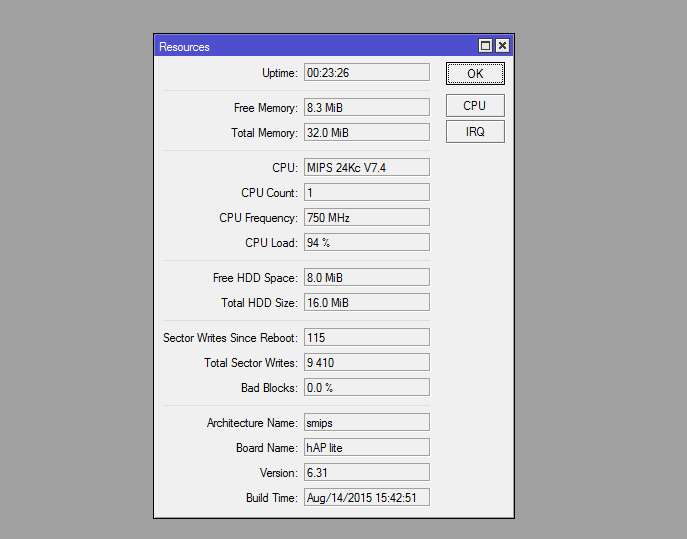 огляд маршрутизатора RB2011UiAS-RM результаты теста l2tp для hAP lite