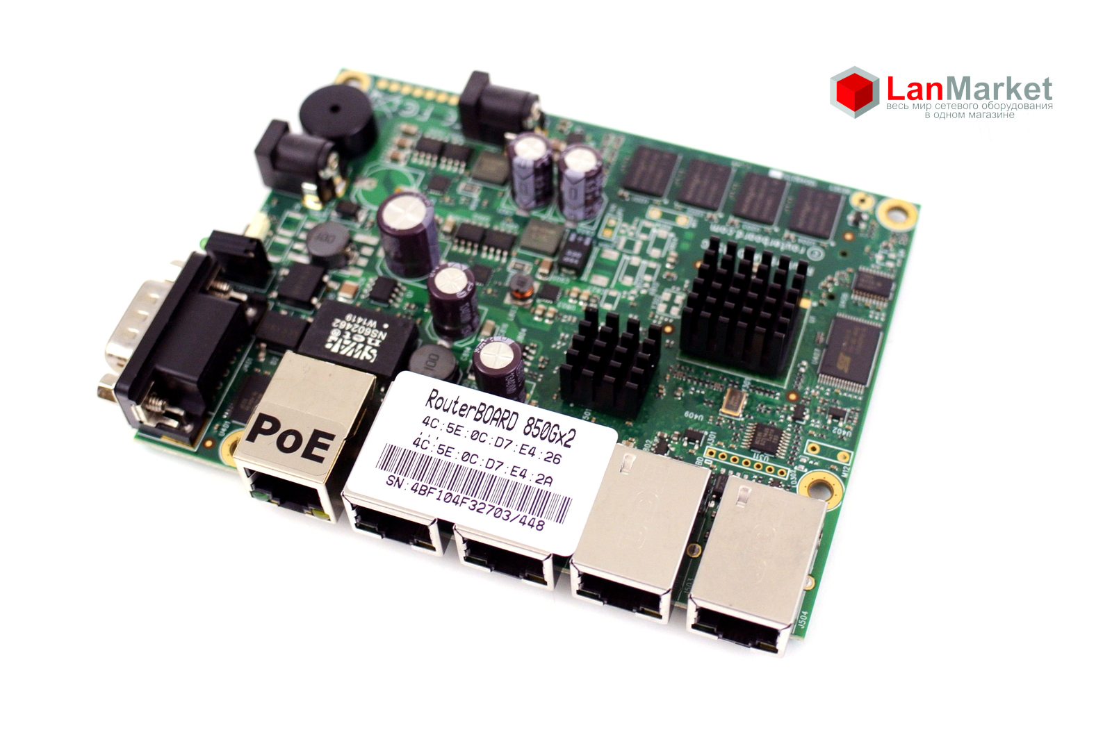 RB850Gx2 - внешний вид платы