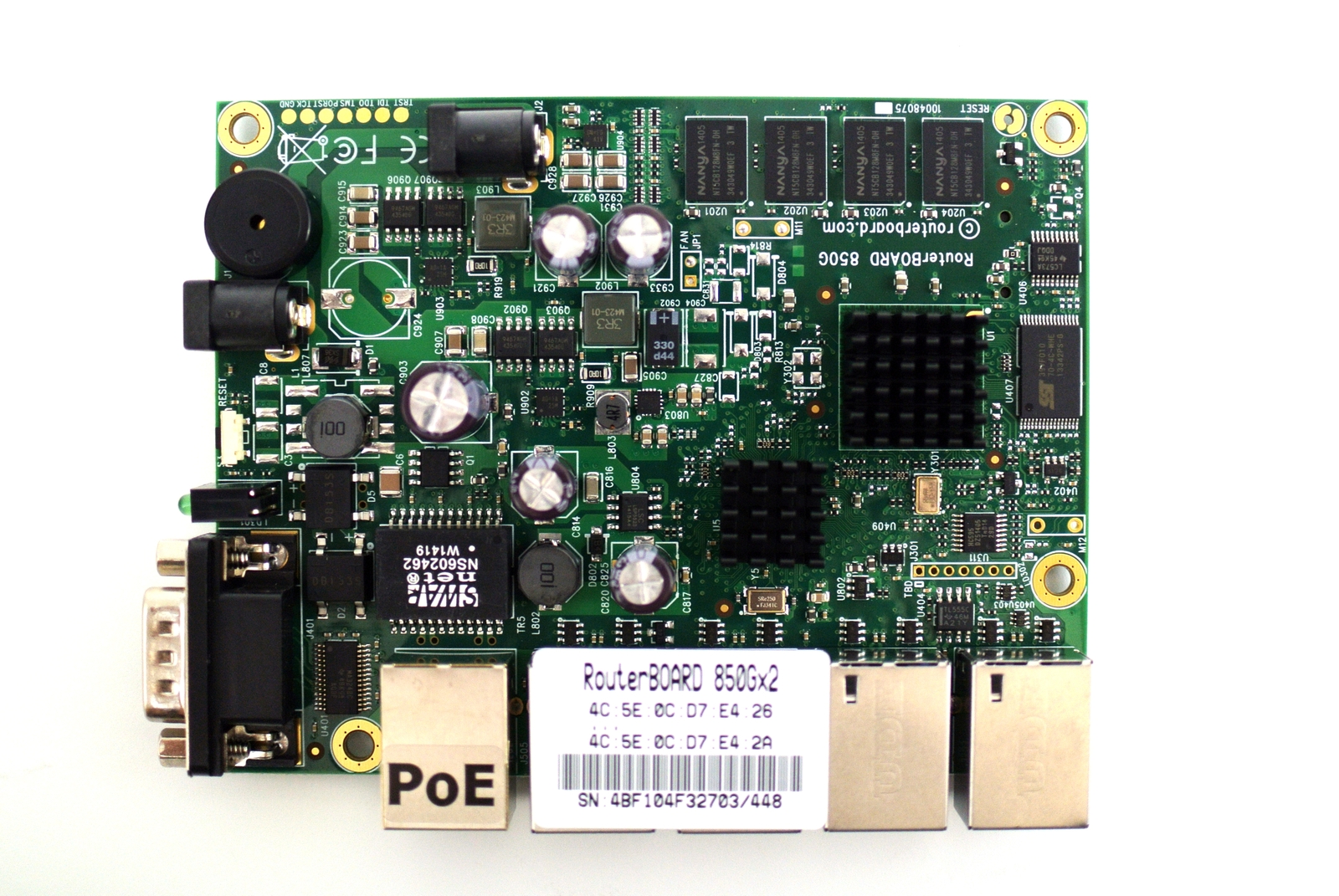 RB850Gx2 - внешний вид платы