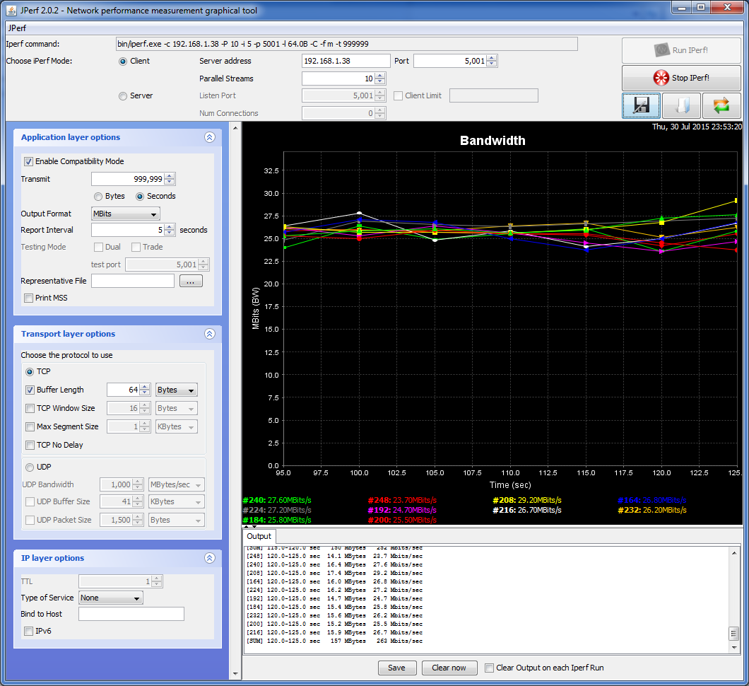 EdgeRouter X (ER-X) тест Пакеты по 64 байт 10 потоков