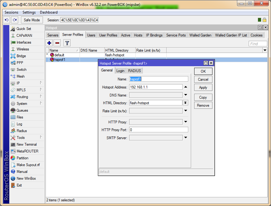 HotSpot Server Profiles