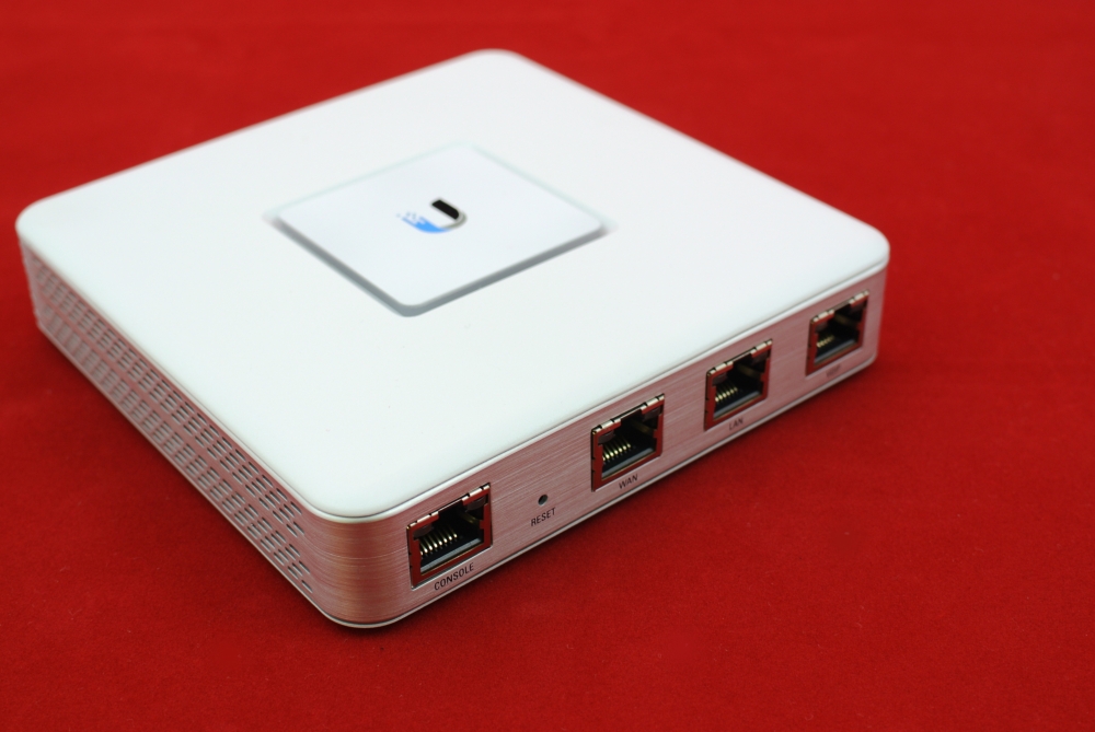 UniFi Security Gateway вид на порты 