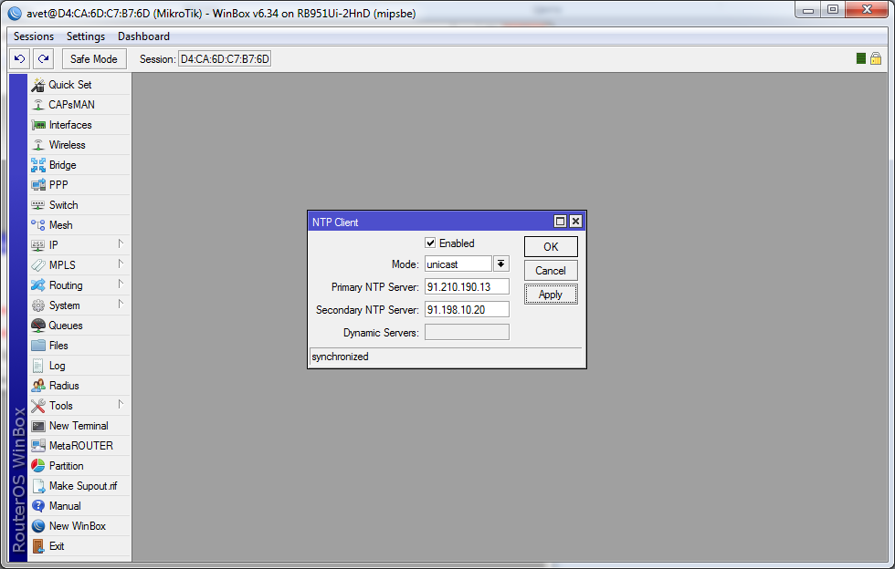 Настройка и синхронизация точного времени в локальной сети Настройка и синхронизация точного времени в локальной сети