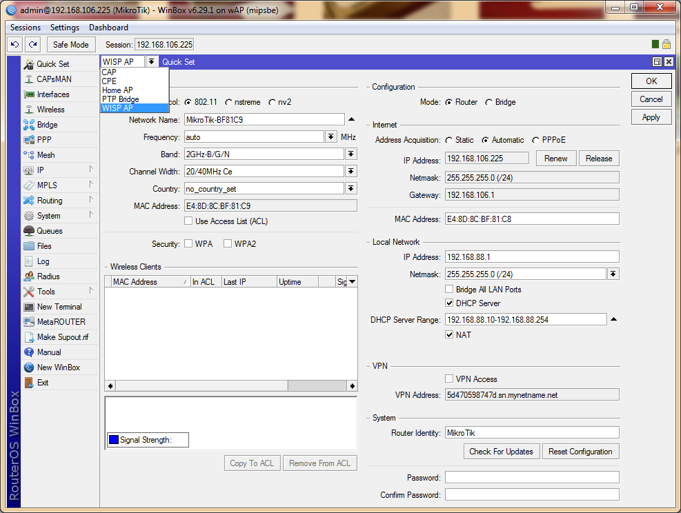 RBwAP2nD (wAP) winbox RBwAP2nD (wAP) quick set and modes