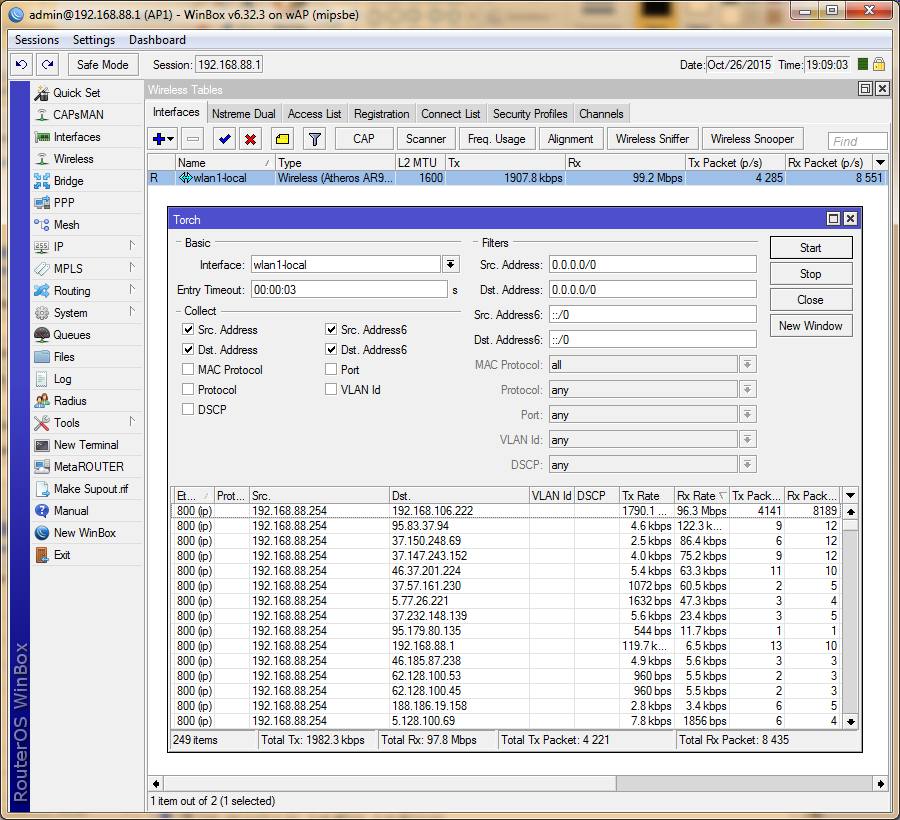 RBwAP2nD (wAP) тестирование RBwAP2nD (wAP) тестирование при 10 потоках