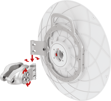 Кріплення до щогли UltraDish TP, легкість монтажу UltraDish TP крепление