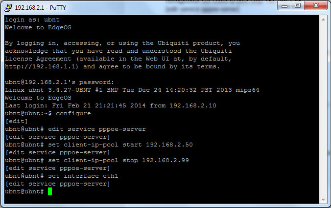 pic 3 Ubiquiti EdgeOS: налаштування PPPoE сервера pic 3 Ubiquiti EdgeOS: настройка PPPoE сервера