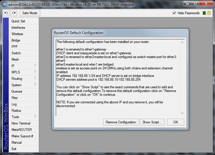 Скидання налаштувань конфігурацій Сброс настроек роутера