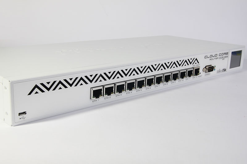 Mikrotik CCR1016-12G зовнішній вигляд Mikrotik CCR1016-12G внешний вид