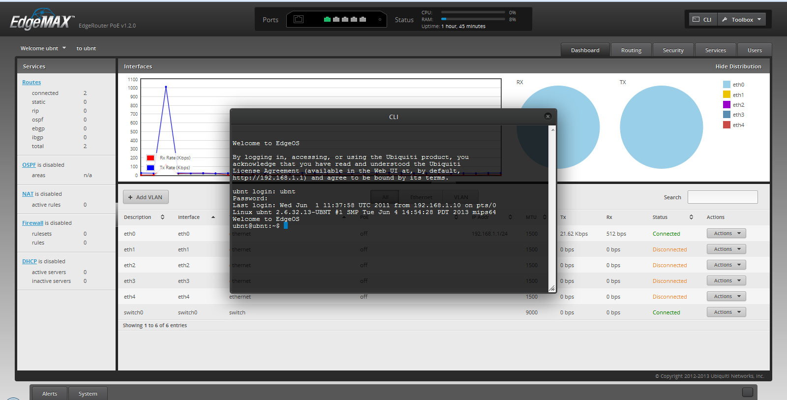EdgeOS глубокие настройки EdgeOS глубокие настройки