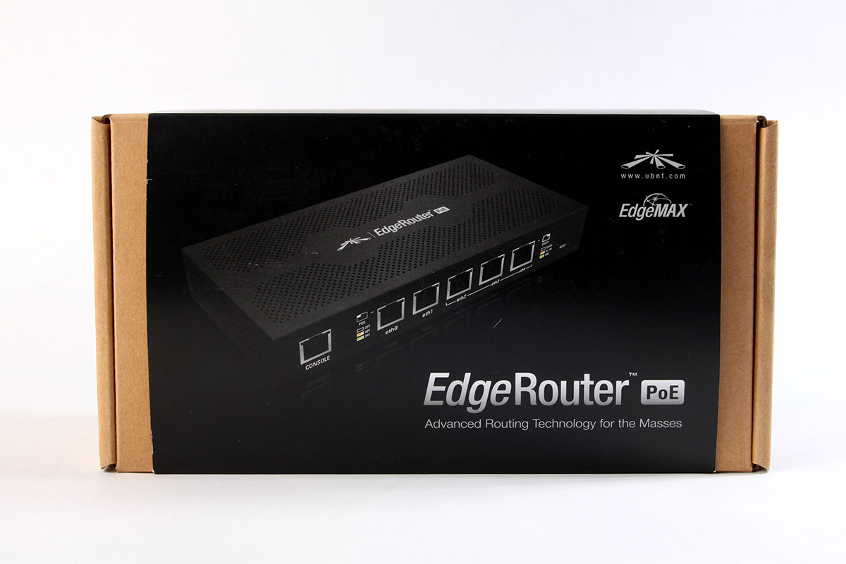 Упаковка Ubiquiti Edge Router PoE Упаковка Ubiquiti Edge Router PoE