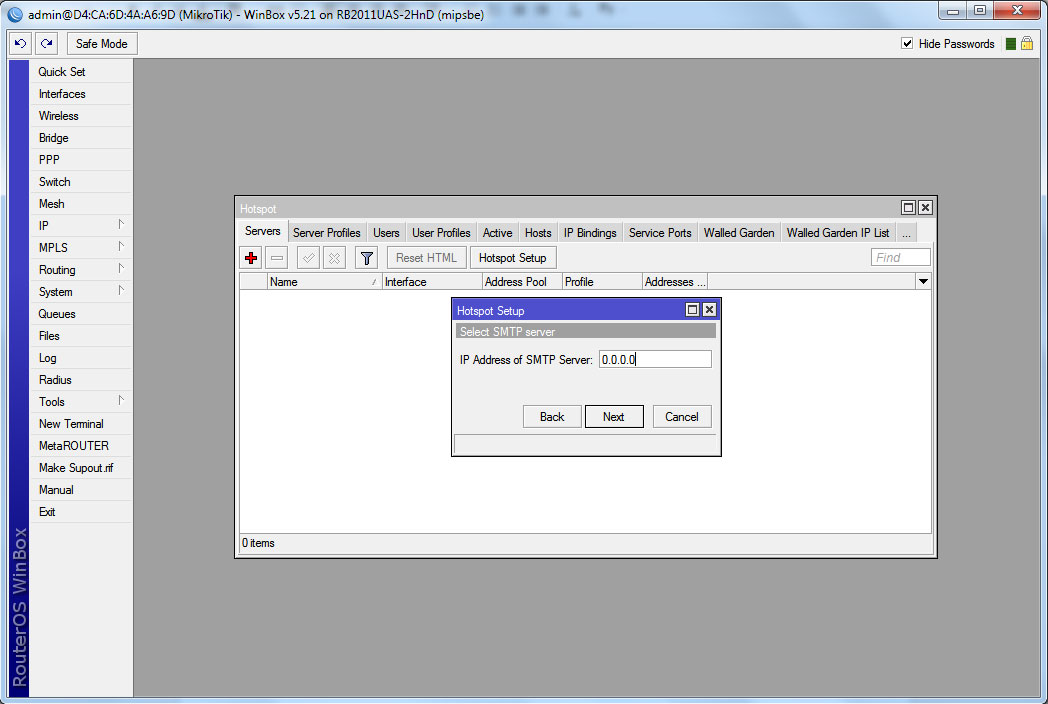 Налаштування SMTP Настройка SMTP
