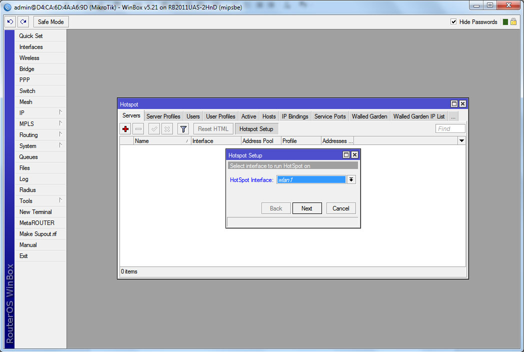 Вибір бездротового інтерфейсу Выбор беспроводного интерфейса