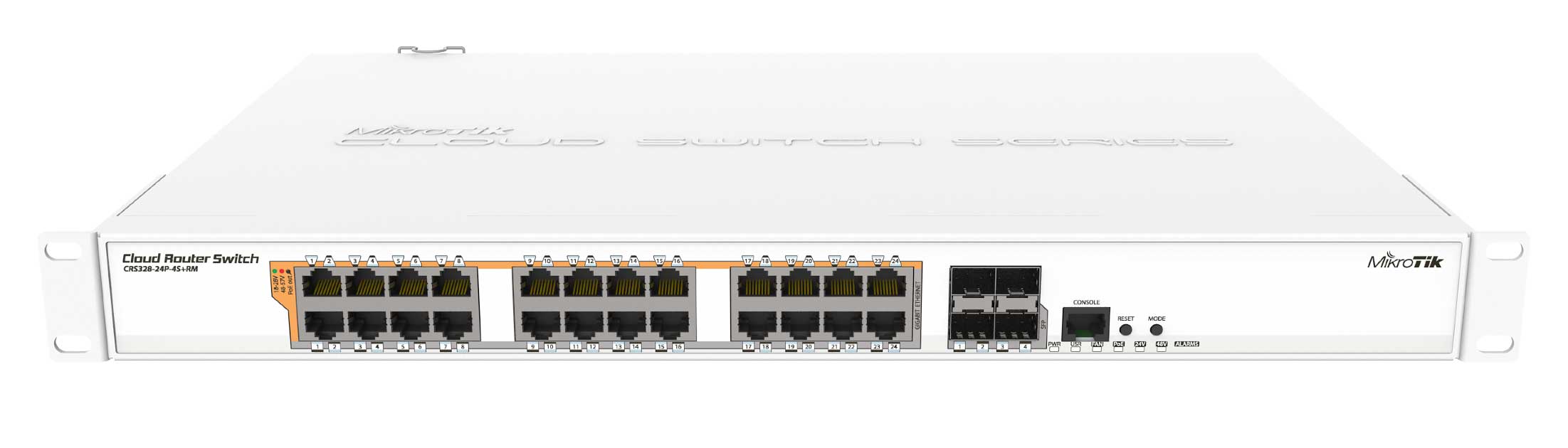 Управляемый коммутатор CRS328-24P-4S+RM