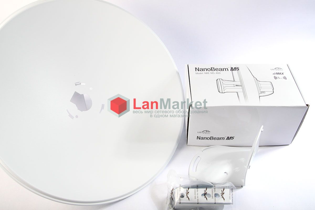 комплект NanoBeam M5 NBE-M5-400 NanoBeam M5 NBE-M5-400 комплект