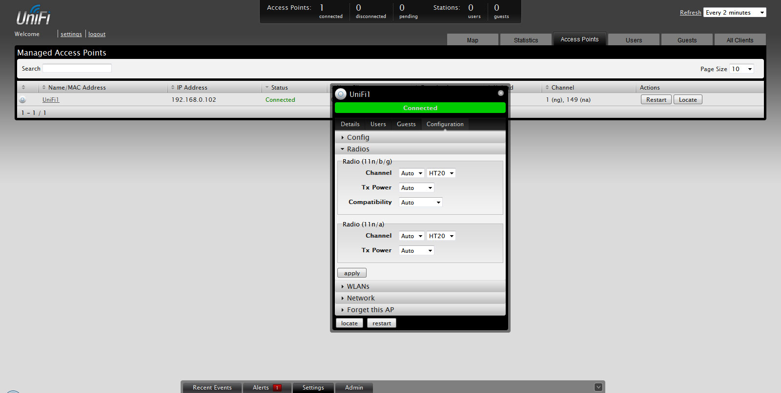 Ubiquiti UniFi Controller Access Points Ubiquiti UniFi Controller Access Points