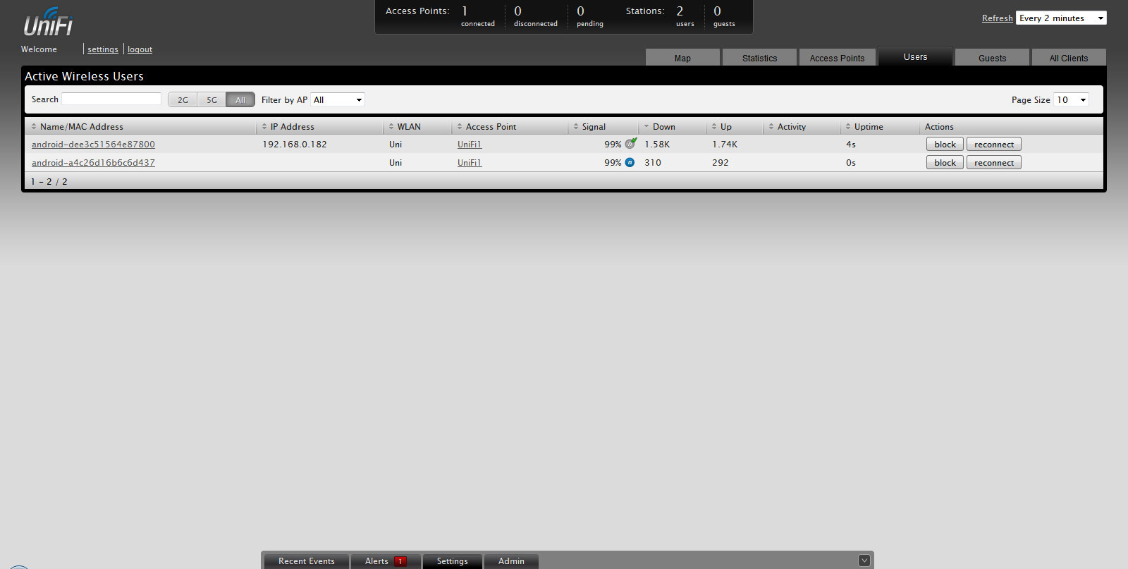 Ubiquiti UniFi Controller Clients Ubiquiti UniFi Controller Clients
