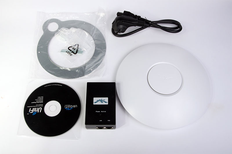 Ubiquiti UniFi Pro комплект постачання Ubiquiti UniFi Pro комплект поставки