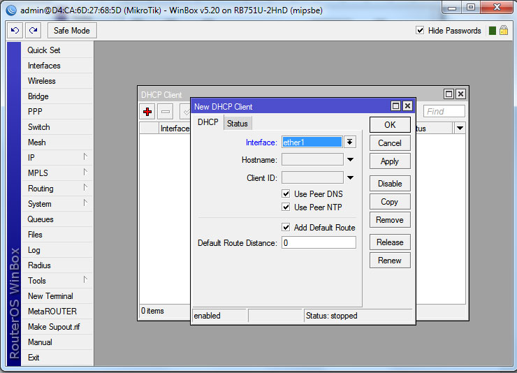 Налаштування підключення через статичний IP Статический Ip