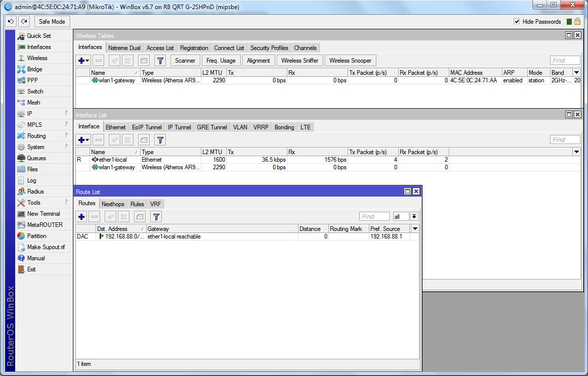 Програмне забезпечення QRT-2 Mikrotik Программное обеспечение QRT-2 Mikrotik