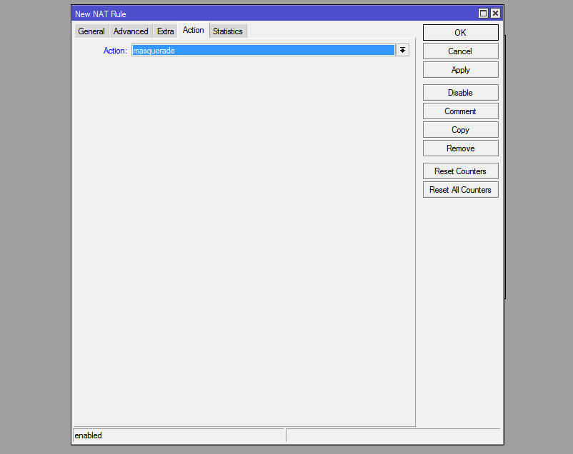 New NAT Rule New NAT Rule RouterOS