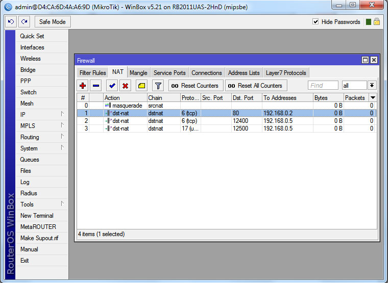 Mikrotik RouterOS NAT Mikrotik RouterOS NAT