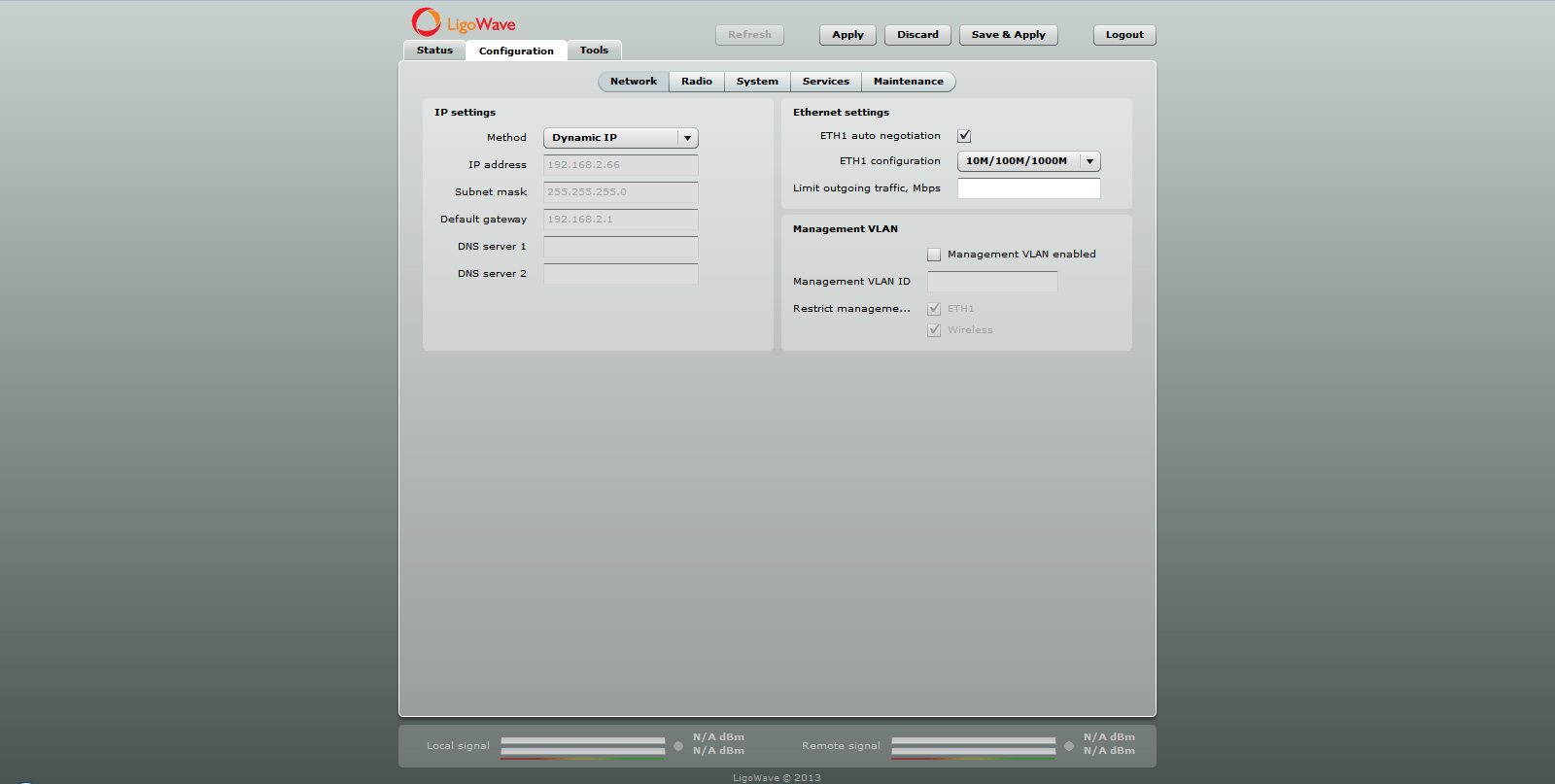Налаштування Настройка