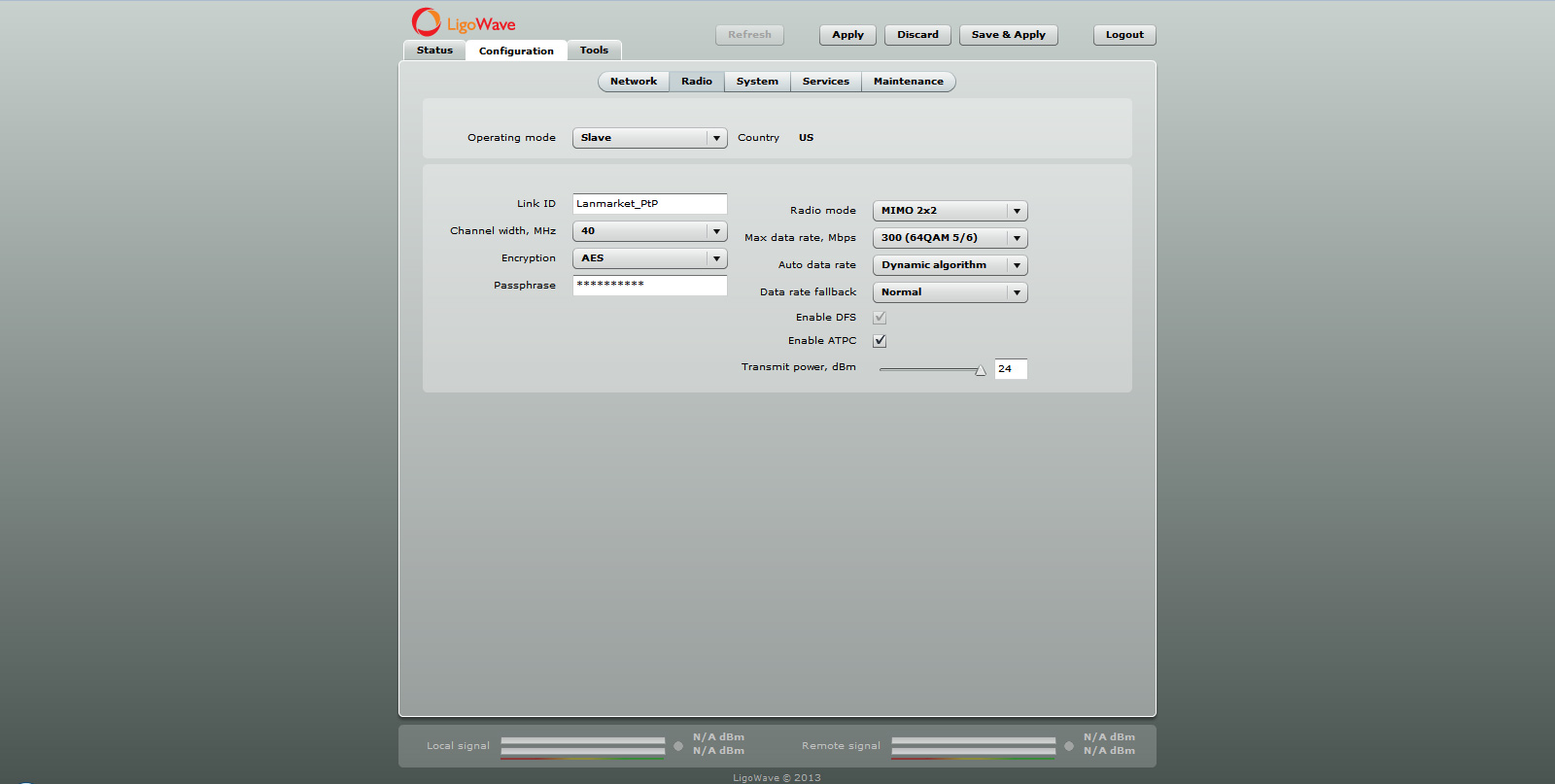 Налаштування клієнтського пристрою Настройка клиентского устройства