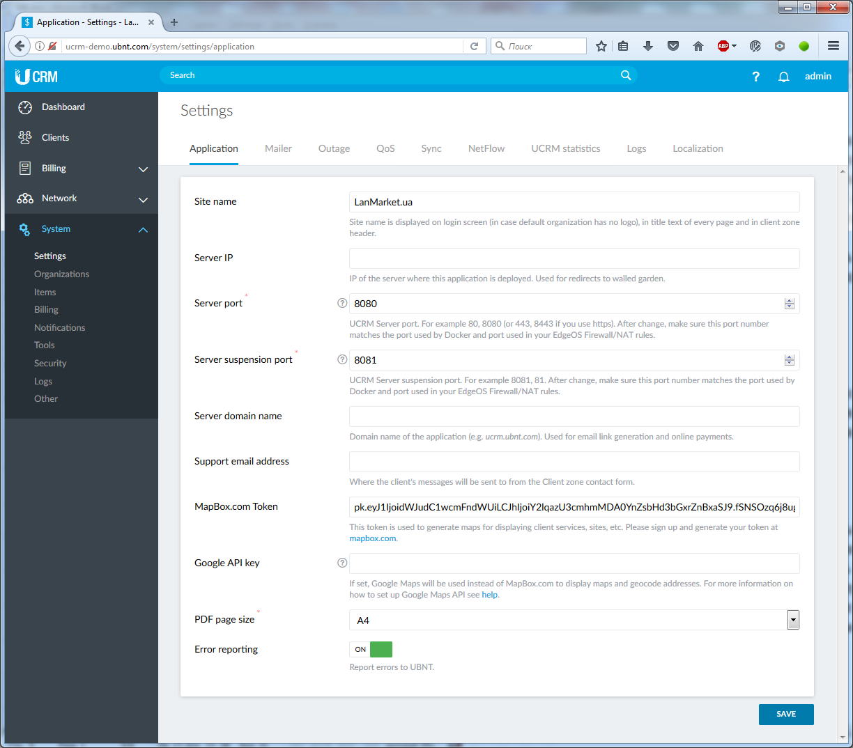 Знакомство с UCRM: программный комплекс для управления сетью WISP на базе решений Ubiquiti  Знакомство с UCRM: программный комплекс для управления сетью WISP на базе решений Ubiquiti