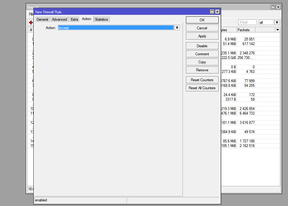 RouterOS VPN додавання правила Firewall RouterOS VPN добавление правила Firewall
