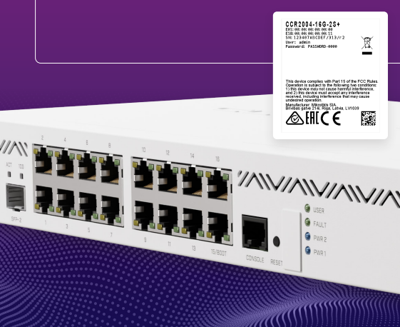 Нова версія CCR2004-16G-2S+