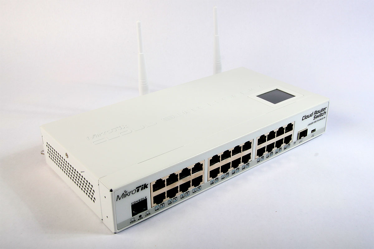 Огляд комутатора Mikrotik CRS125-24G-1S-2HnD-IN 