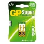 Батарейка GP Super 24A-2UE2, щелочная AAA, 2 шт в блистере