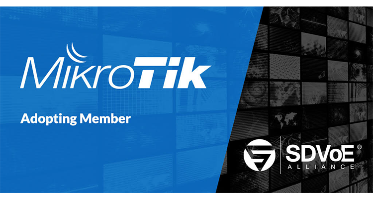 MikroTik присоединился к SDVoE Alliance MikroTik присоединился к SDVoE Alliance
